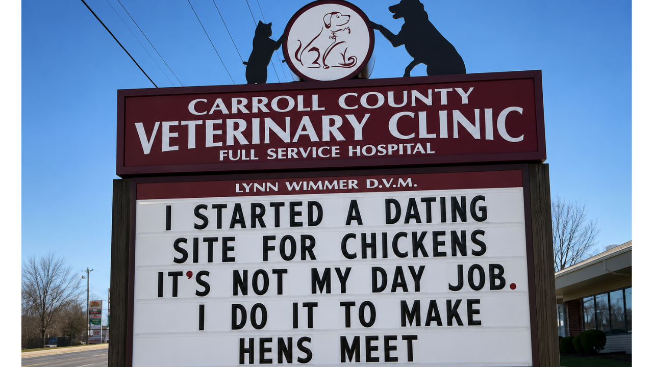 5. Chicken joke about finding love online