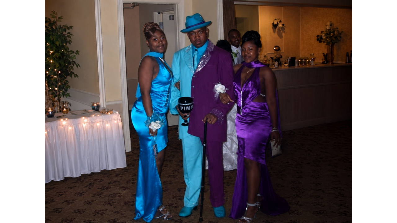 4. Color-matched outfit for two dates