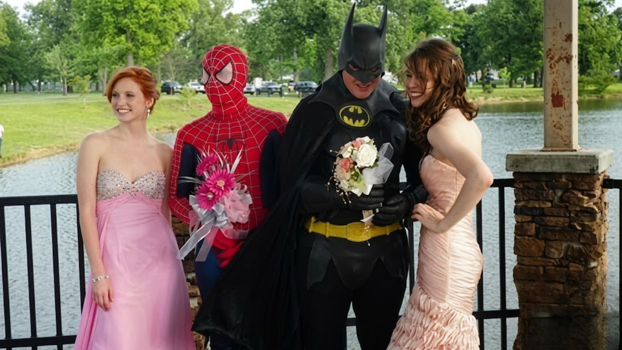 7. Superhero suits join the prom lineup