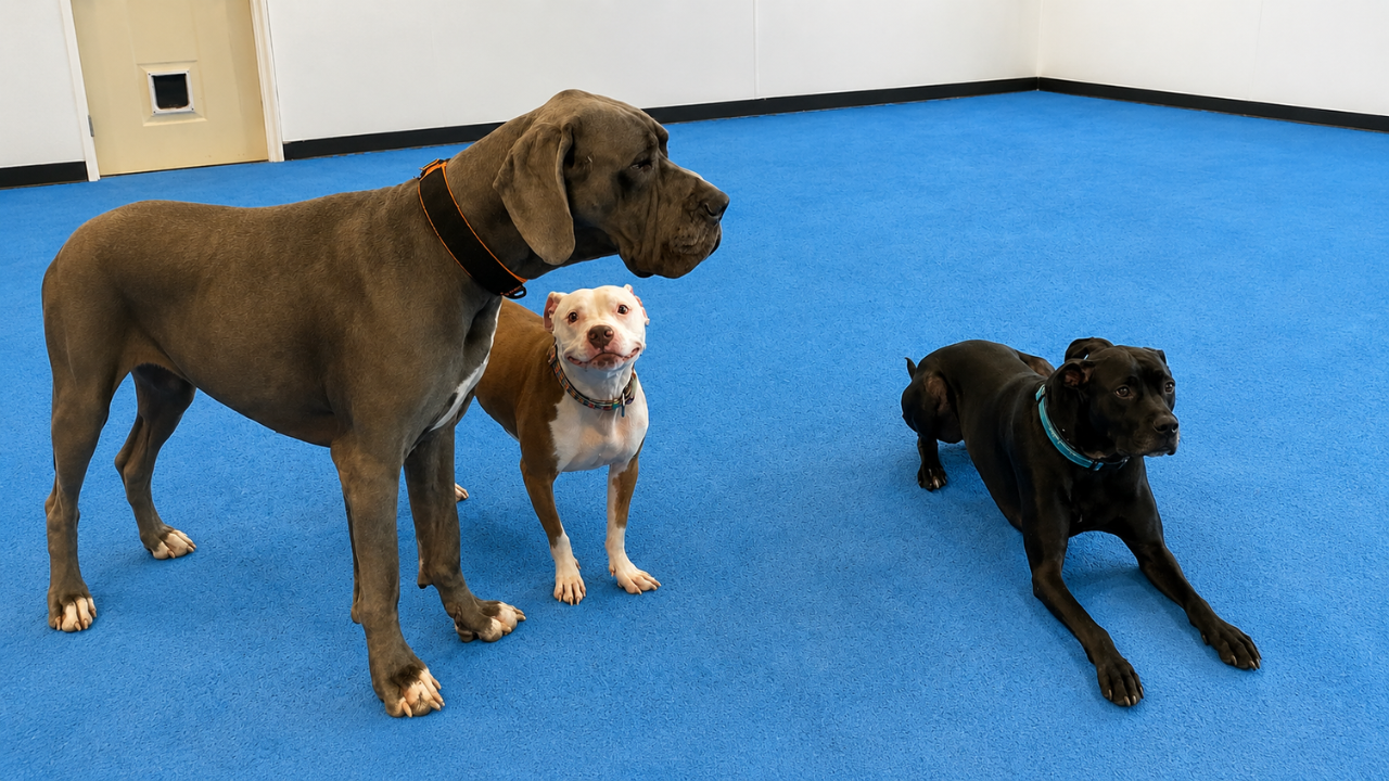 1. Puppy Love at Doggy Daycare