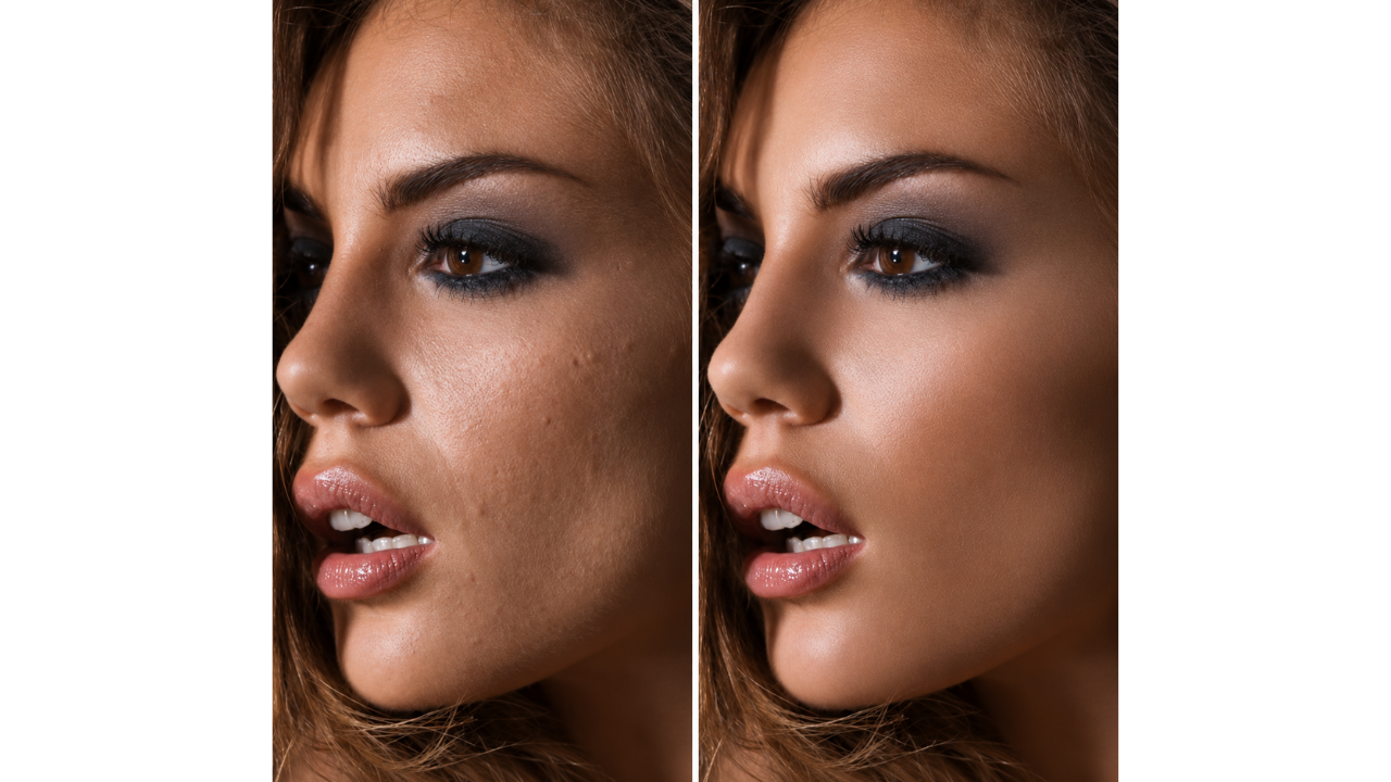 10. Smoothing filter removes natural texture