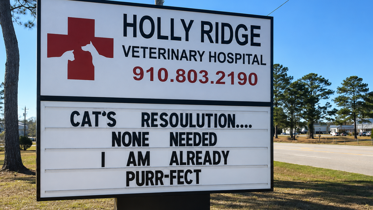 10. The cat with no need for resolutions