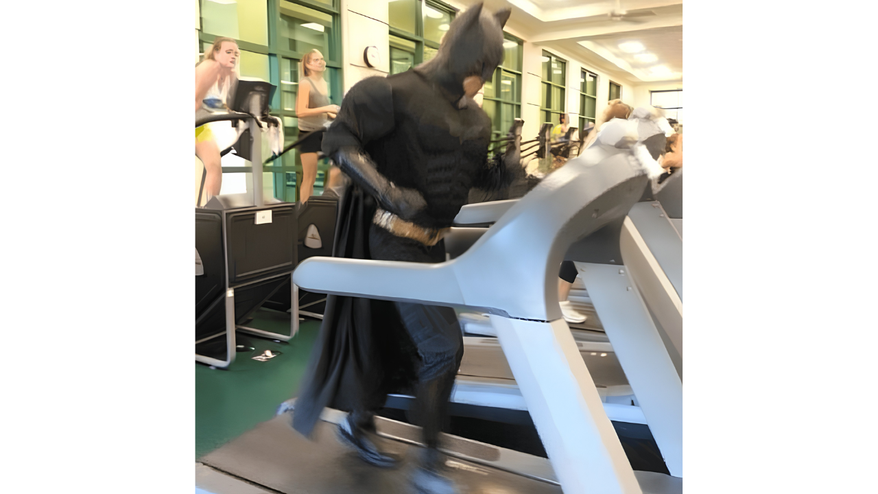 8. Even Batman Needs Cardio