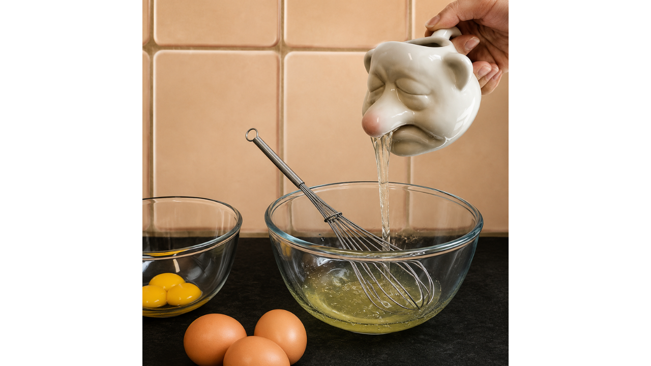 4. Egg separator with too much personality
