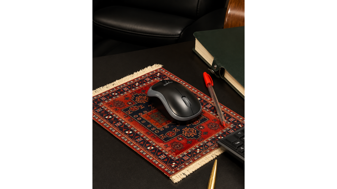 9. Mouse pad with flying carpet ambition
