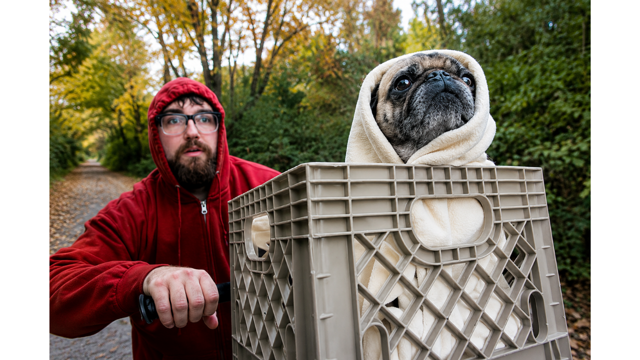 4. E.T. arrives in pug form
