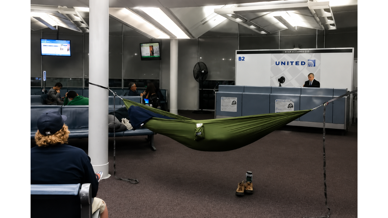 1. Hammock nap changes the waiting area