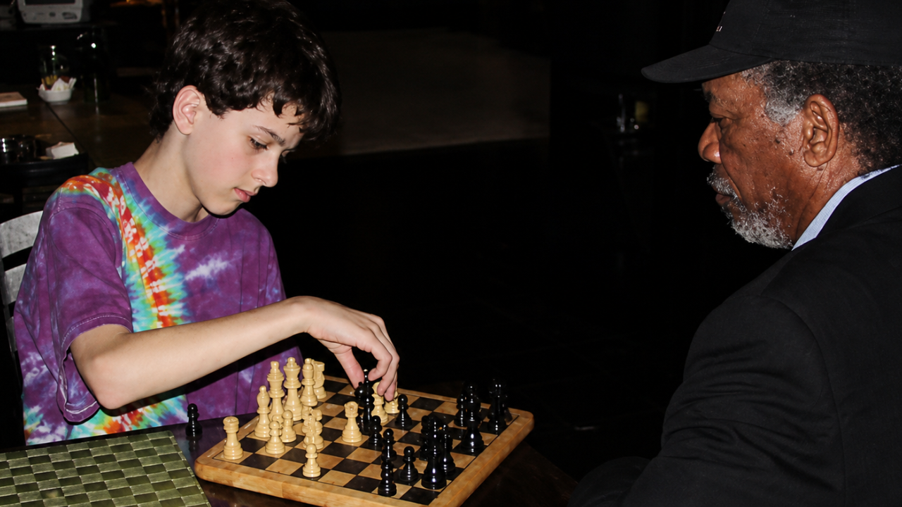 8. A Chess Match With Morgan Freeman