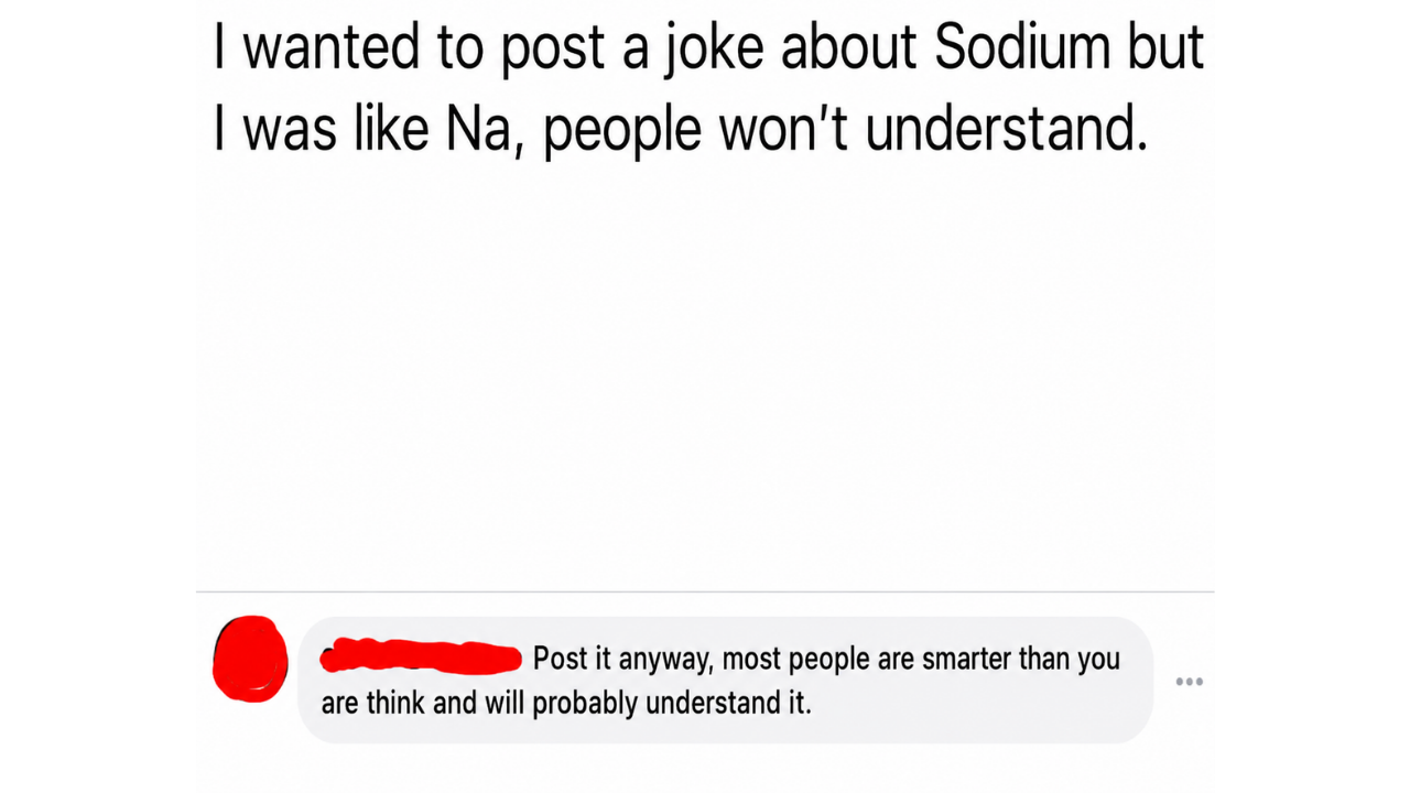 4. And Just as She Predicted, People Didn't Understand