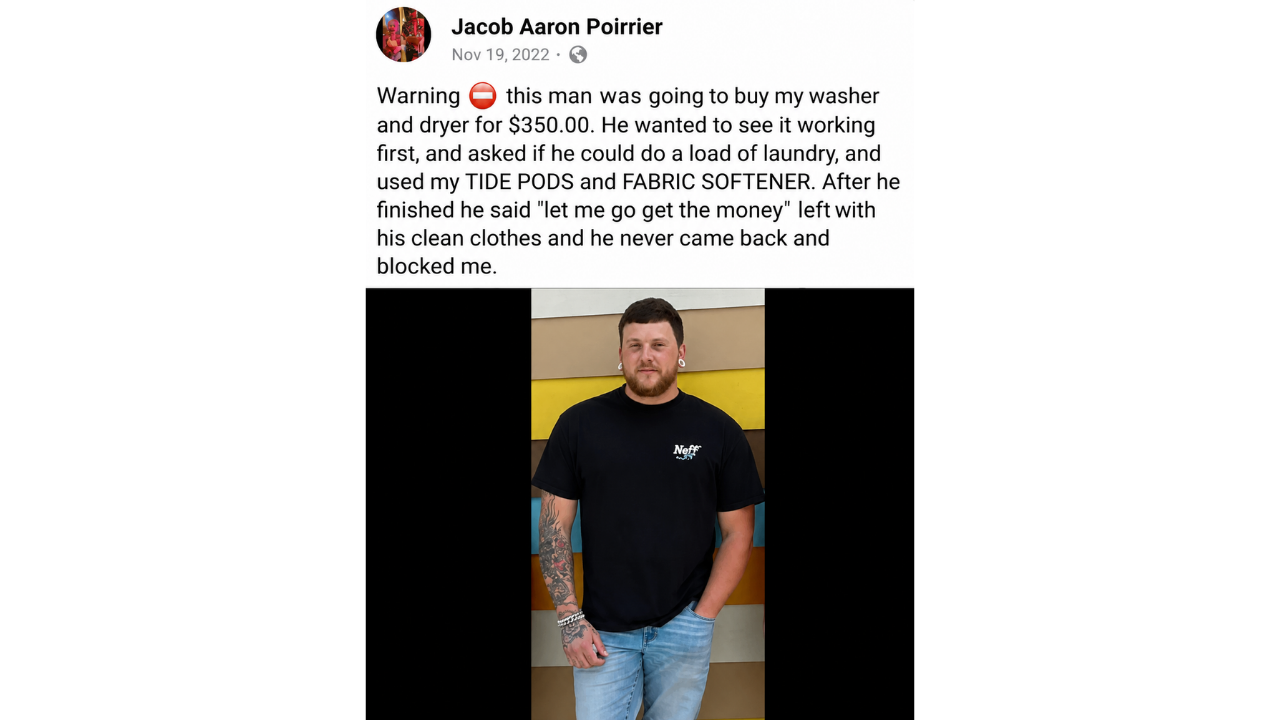 14. Beware of the Dirty Laundry Hustler