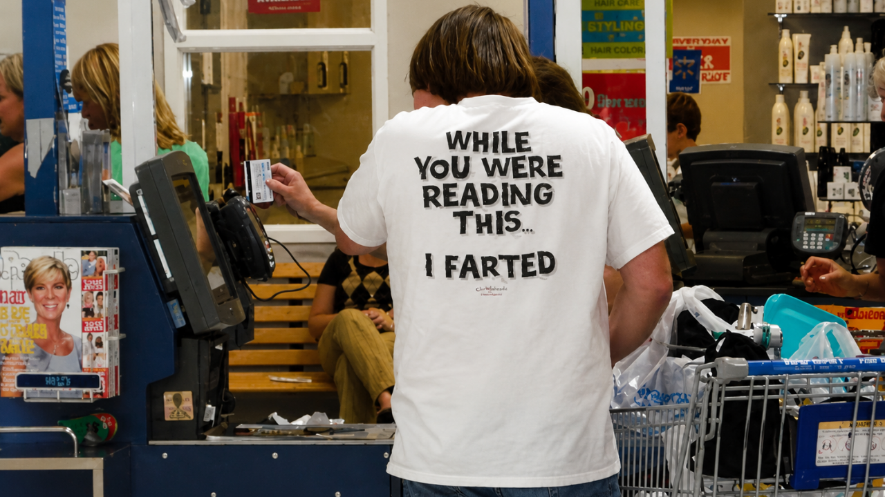 7. The Shirt That Shared Too Much Information