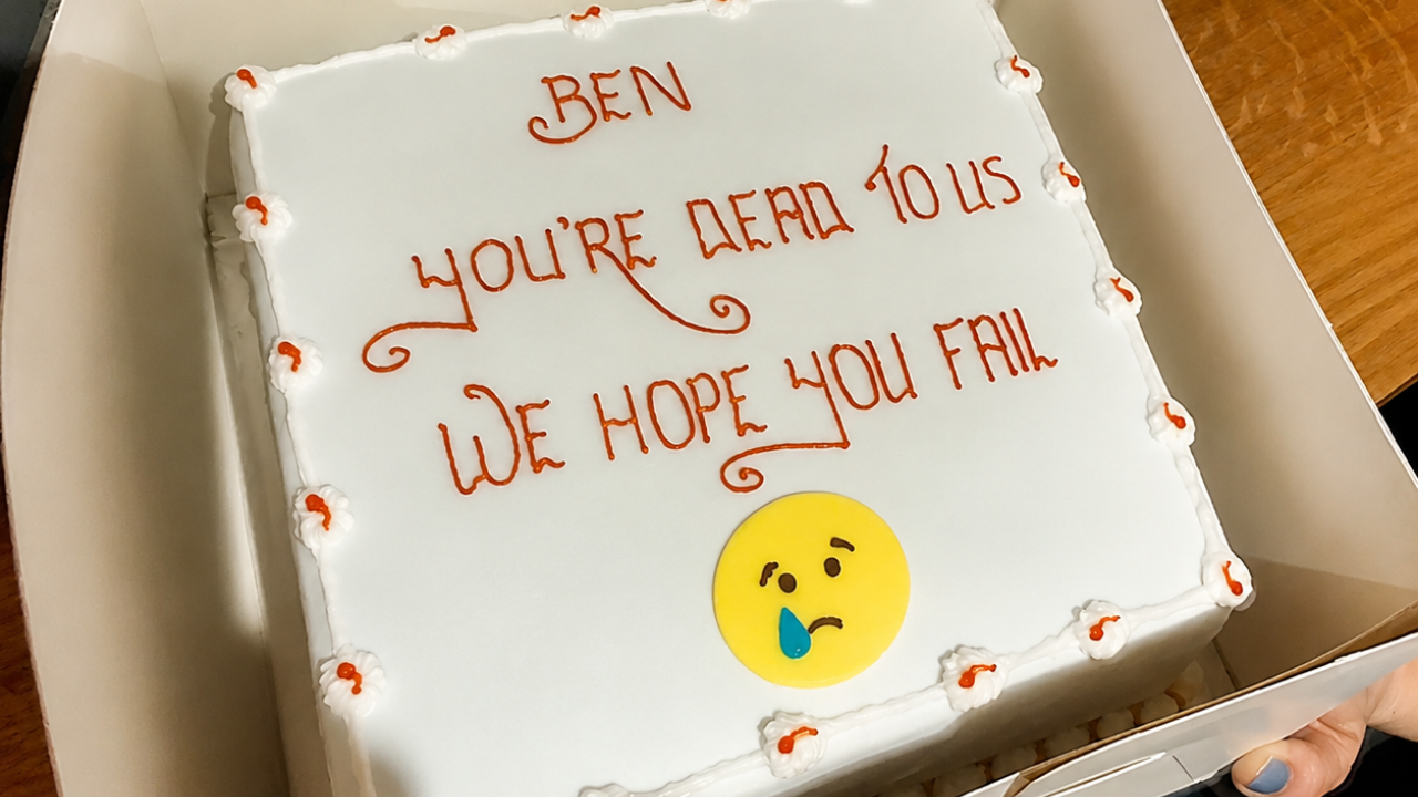 1. “We Hope You Fail (Kind of…)”