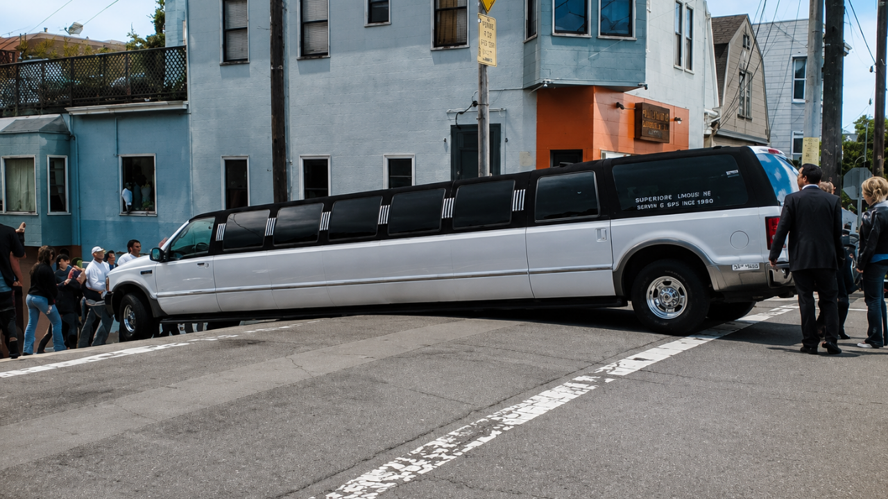11. The Limo That Couldn’t Handle the Hill