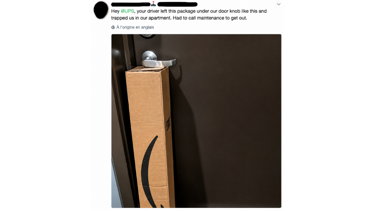 8. The Delivery Driver Locked Them Inside