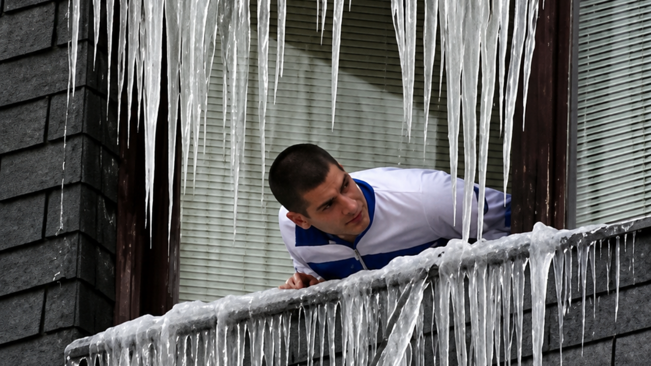 10. Playing Chicken With Giant Icicles