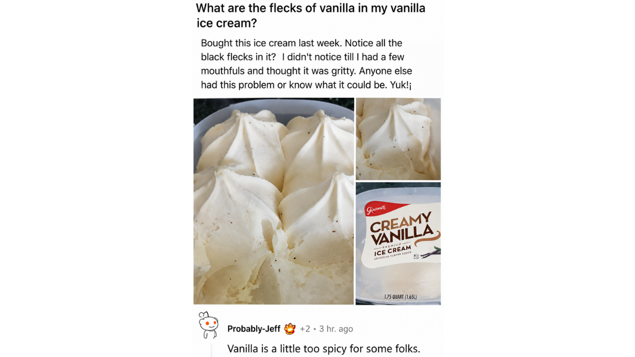 12. The Vanilla Bean Ice Cream Meltdown