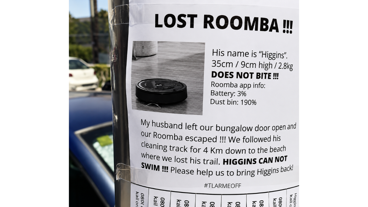 6. The Roomba That Ran Away From Home