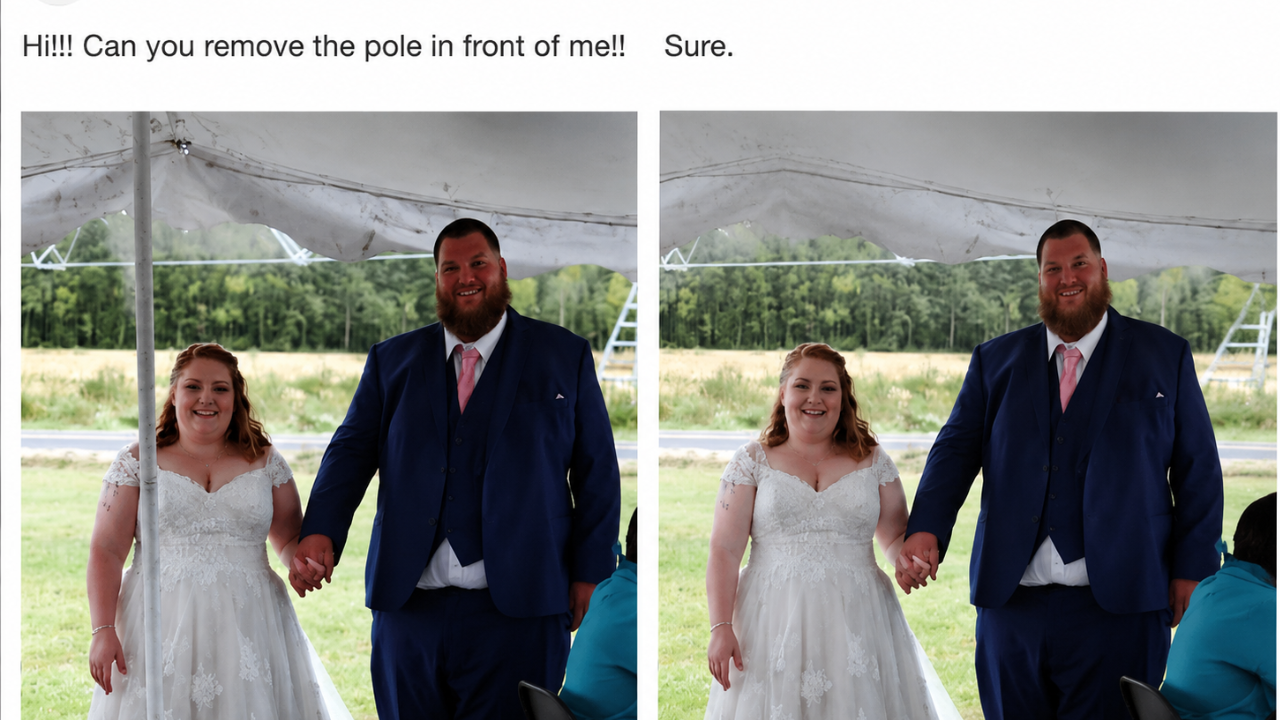 2. The pole that disappeared too literally
