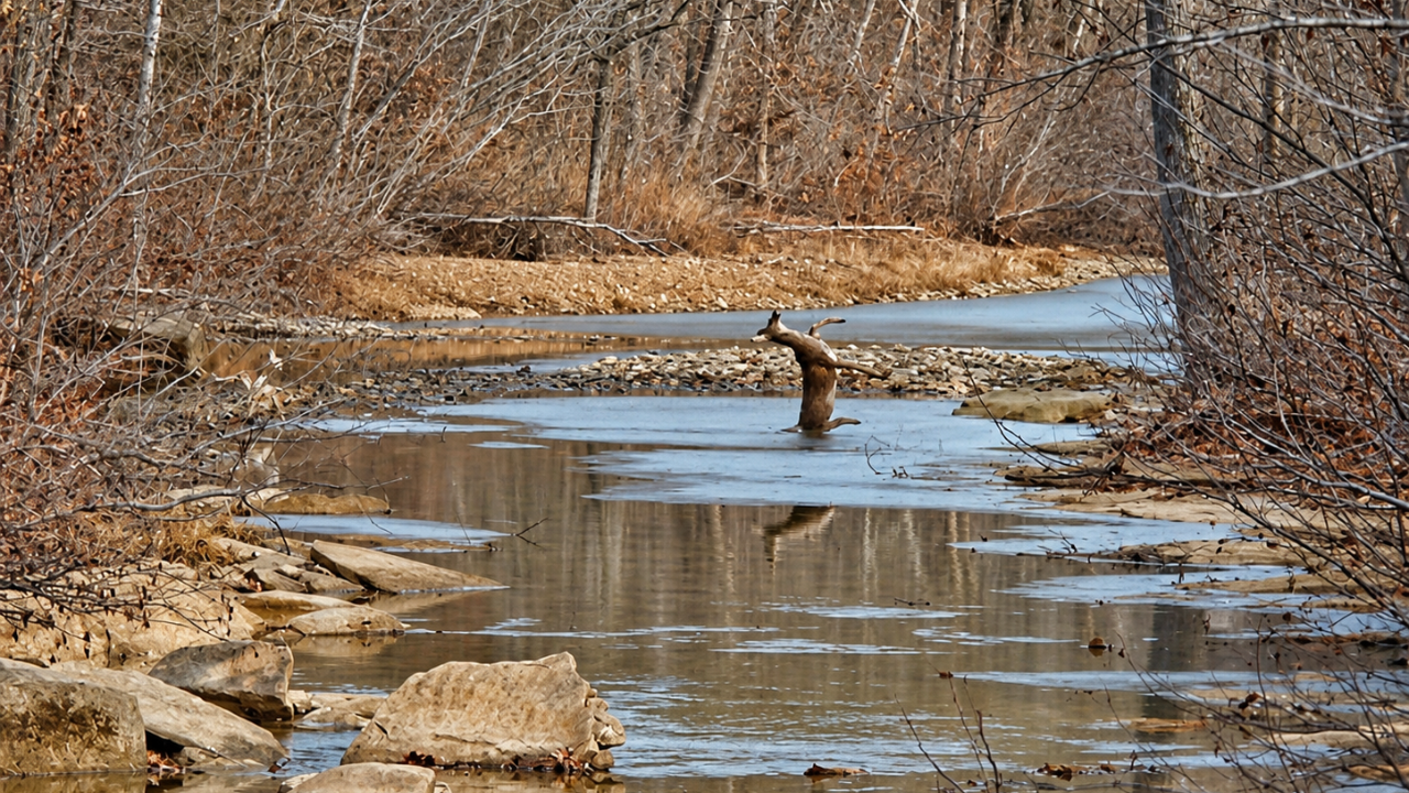 2. A Deer’s Slippery and Slightly Embarrassing Moment