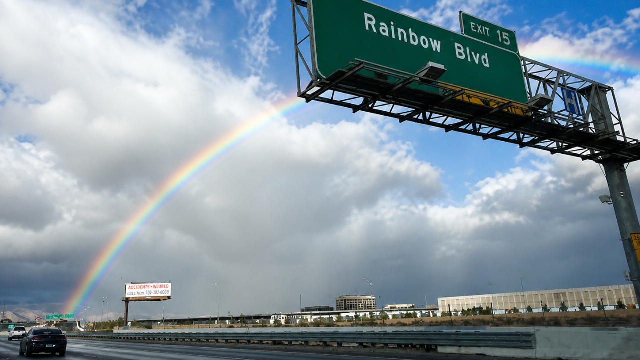 15. A Rainbow Exactly Where You’d Expect It