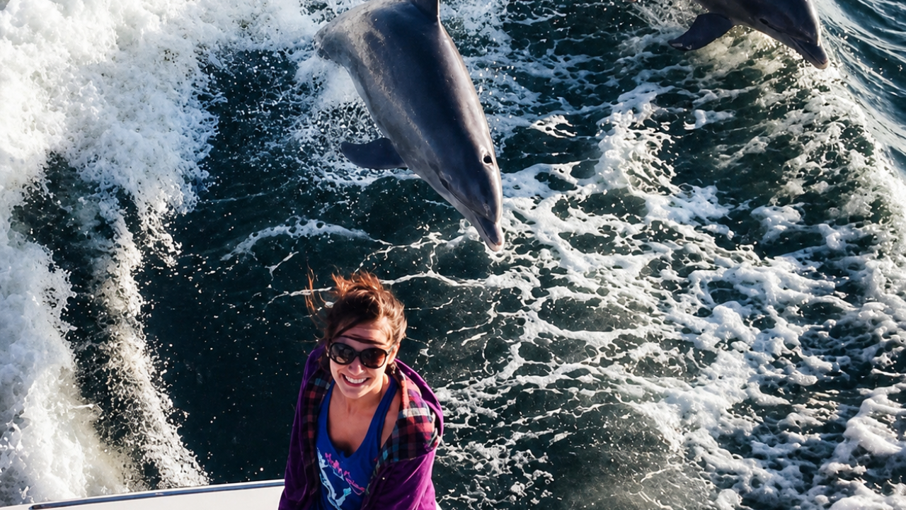 3. Dolphins Steal the Spotlight at Sea