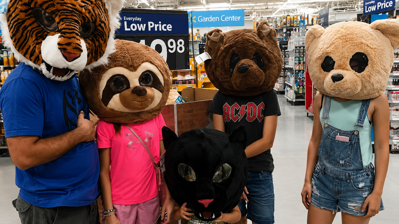 25. The Family Dressed Like Animals