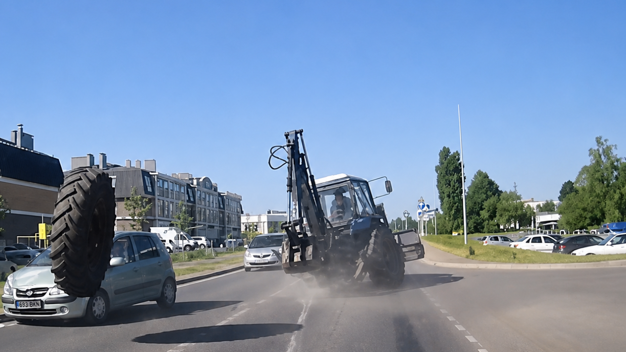 12. Watch Out for Flying Tractor Parts