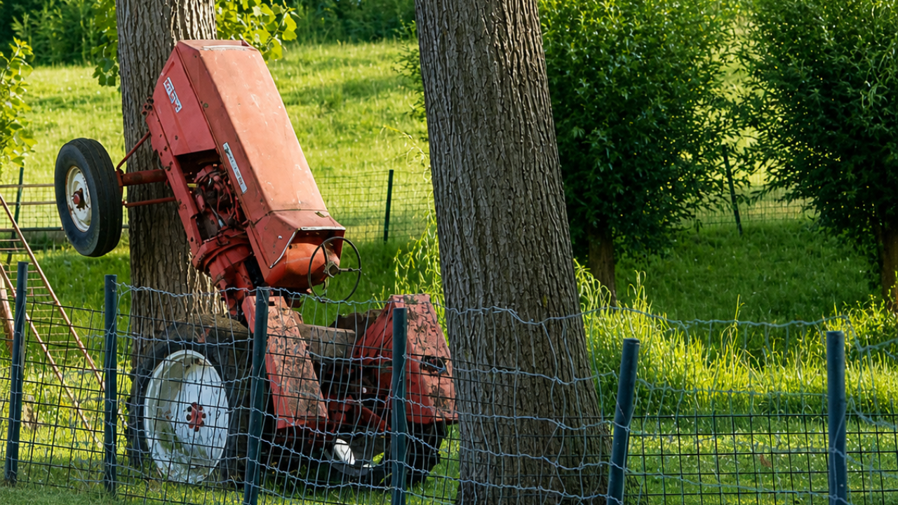 13. A Funny ‘Family’ Tractor Moment