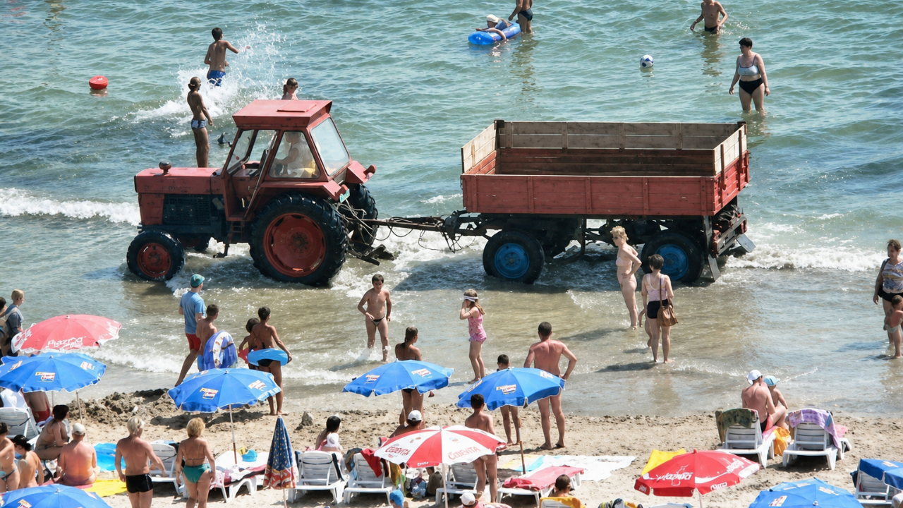 2. Taking the Tractor for an Unexpected Dip