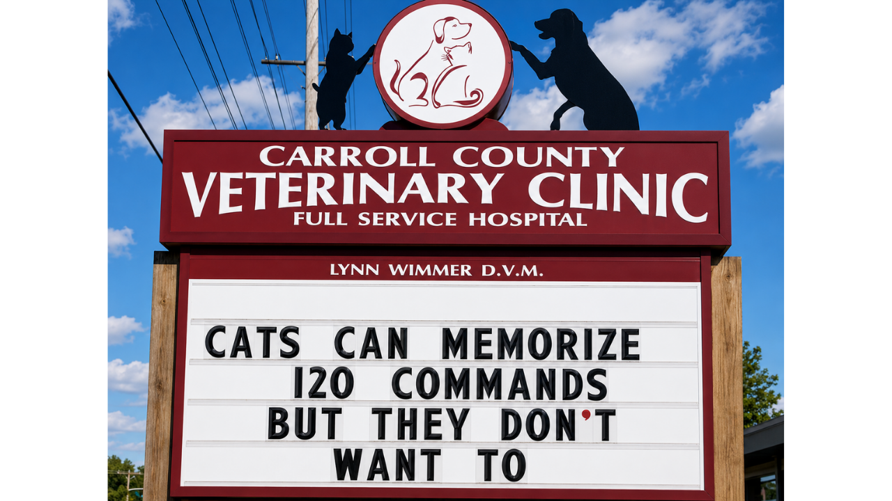 8. Cats refuse to be bossed around