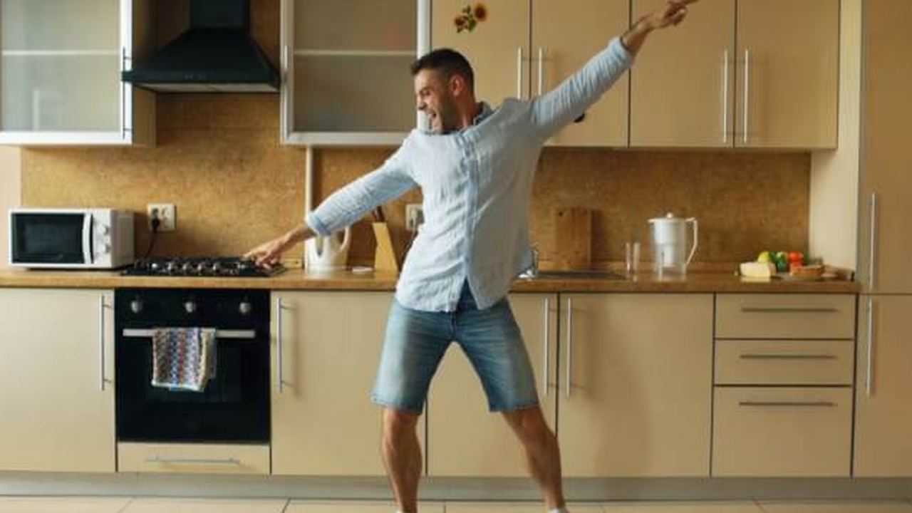 9. Enjoying an empty house