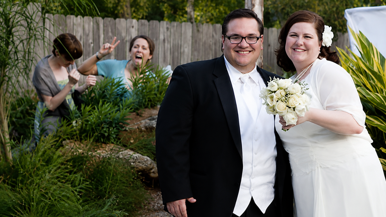 5. A random family photobomb