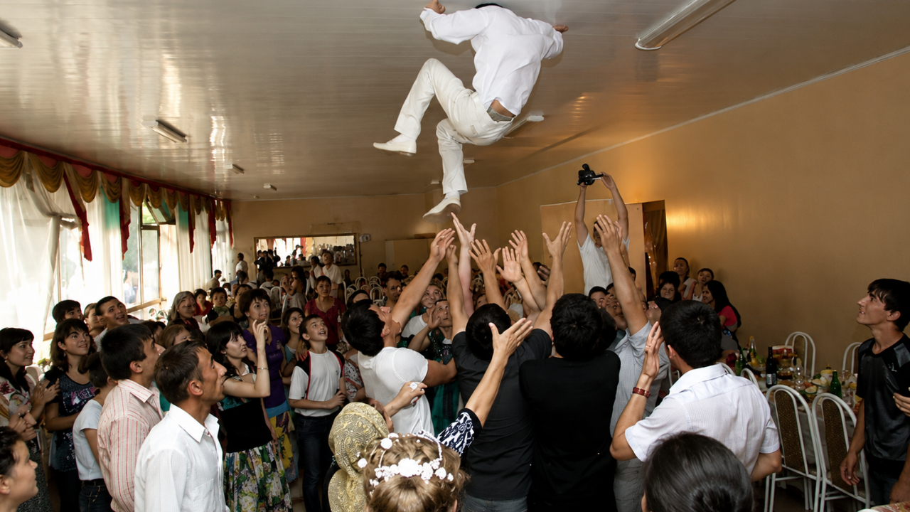 9. An unfortunate ceiling collision