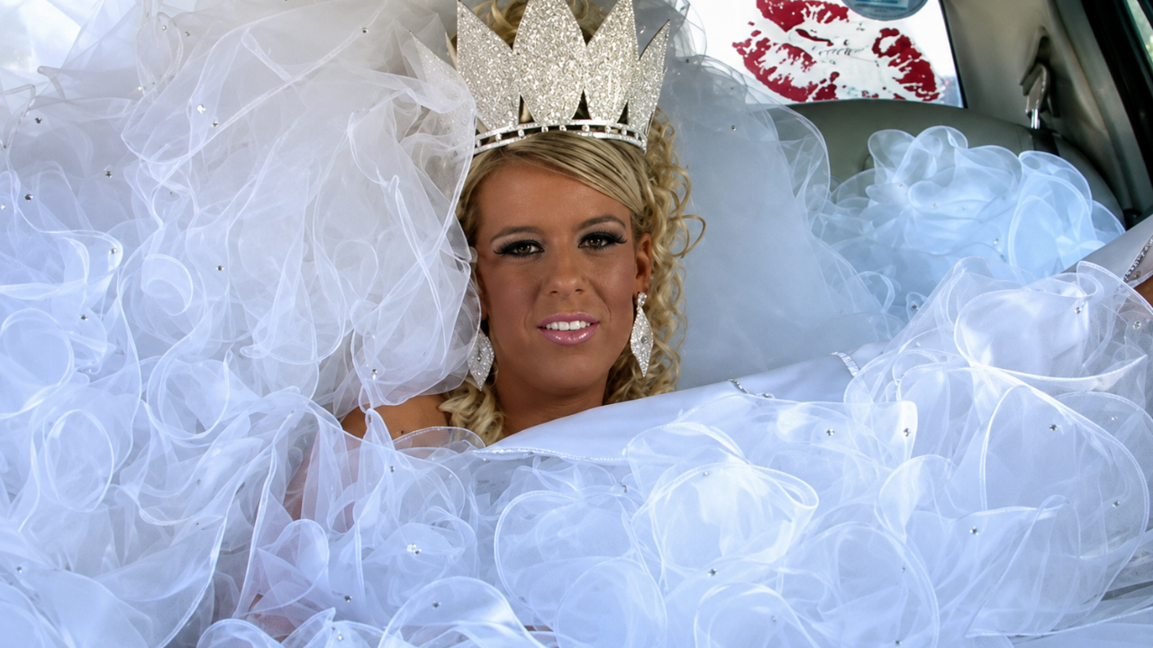 10. The cramped bridal car