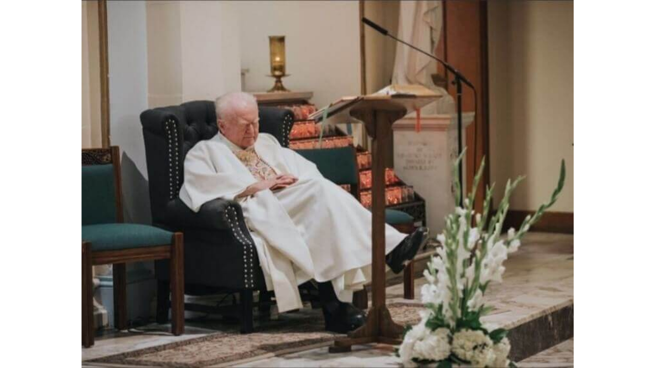 10. A priest who needed a longer nap