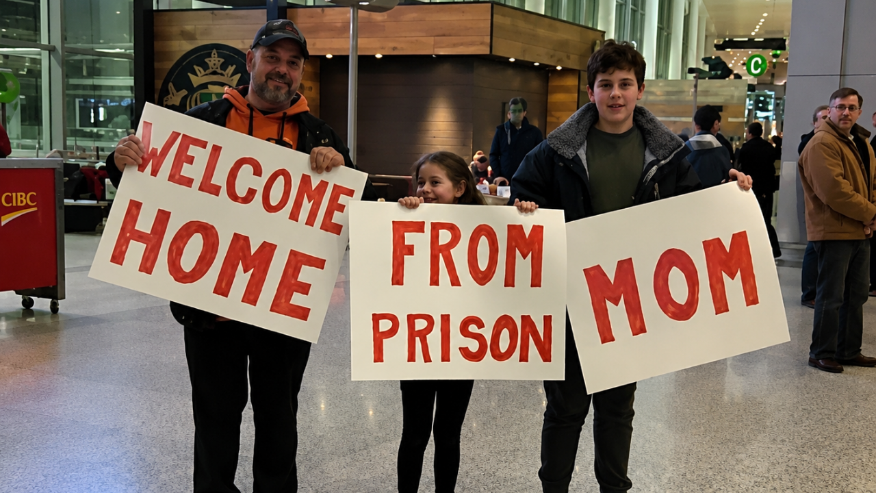 5. Welcome Home From “Prison”