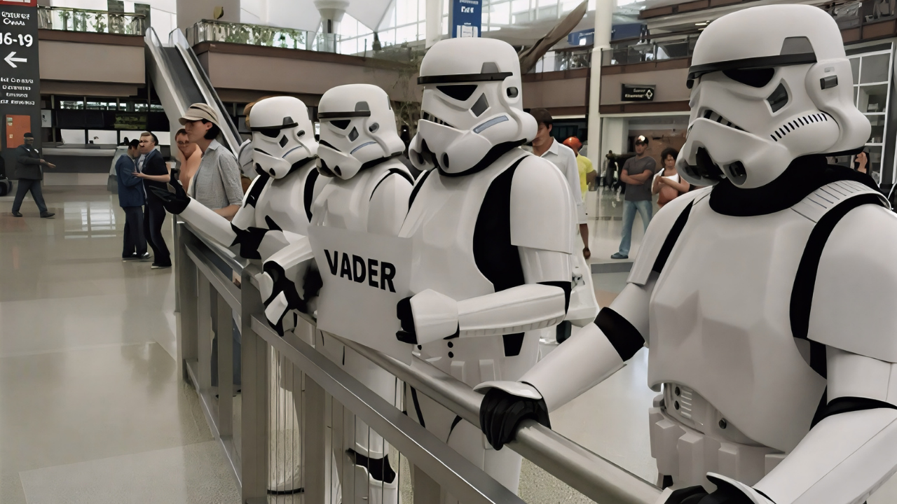 2. Darth Vader Personally Arrived