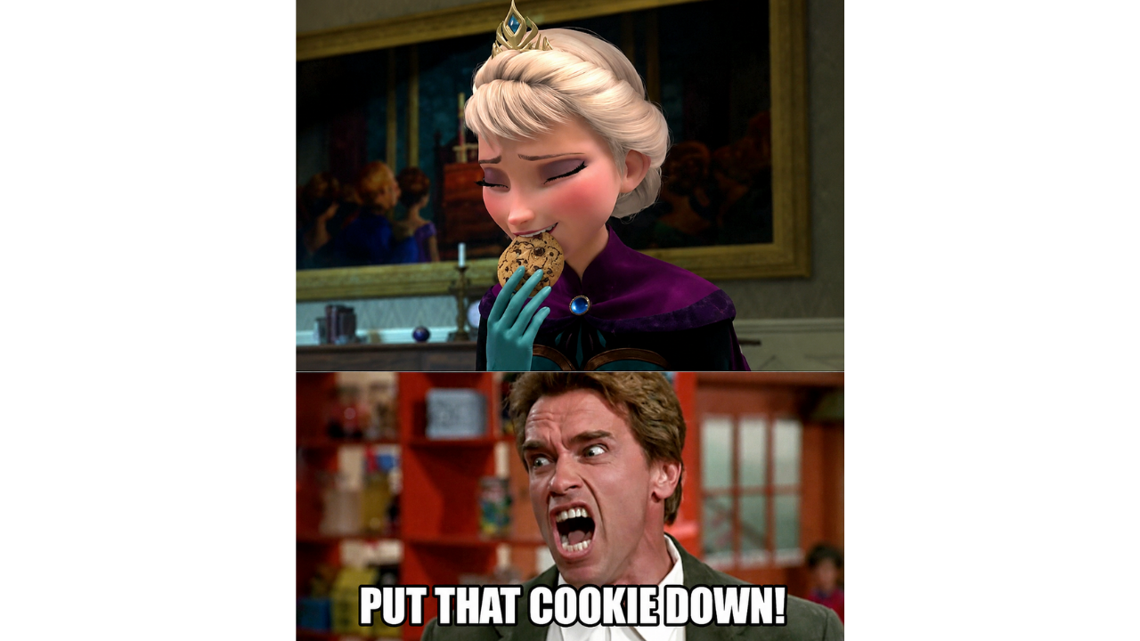 2. Jingle all the way and the cookie scene