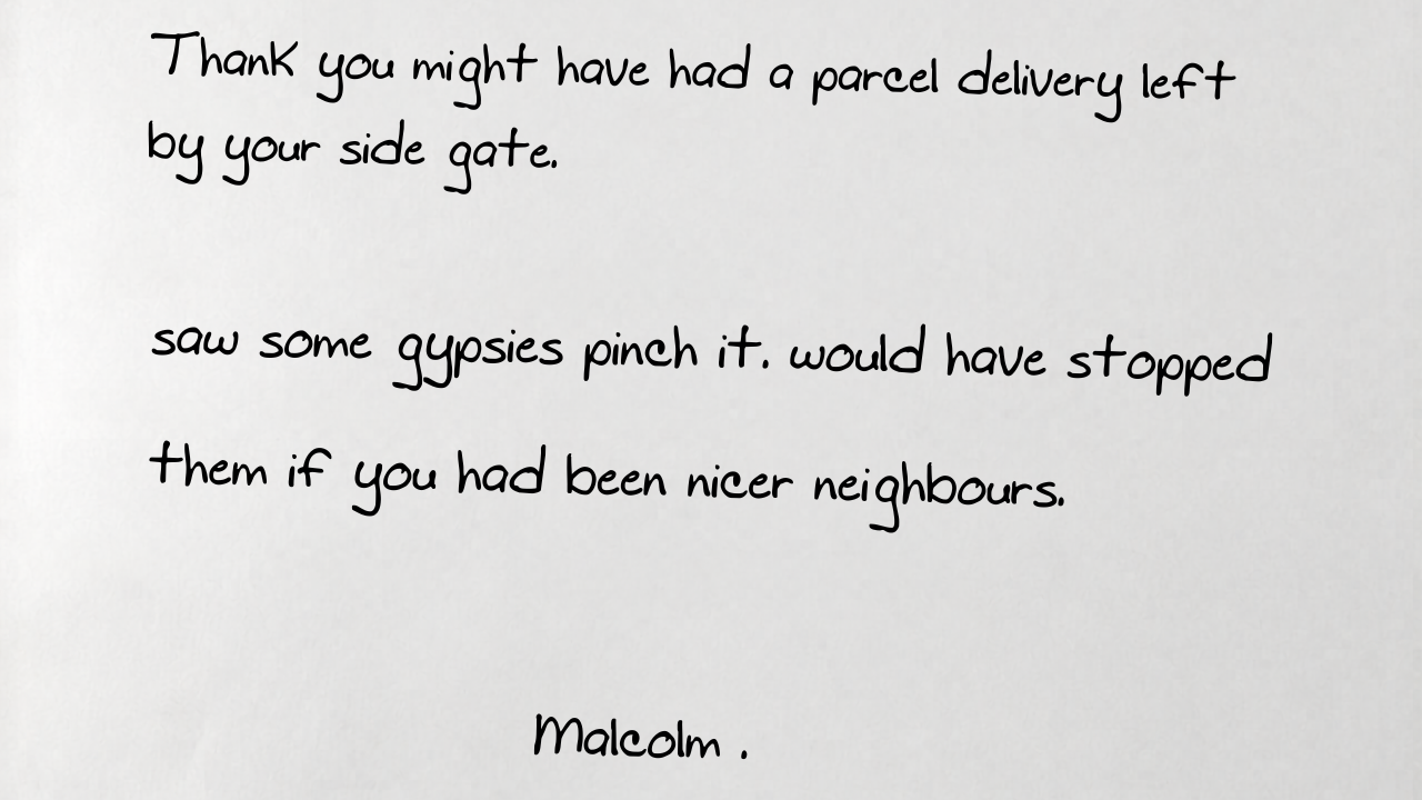 3. A “Helpful” Note With a Hidden Grudge