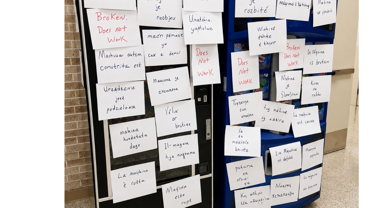 10. Confused vending machine users