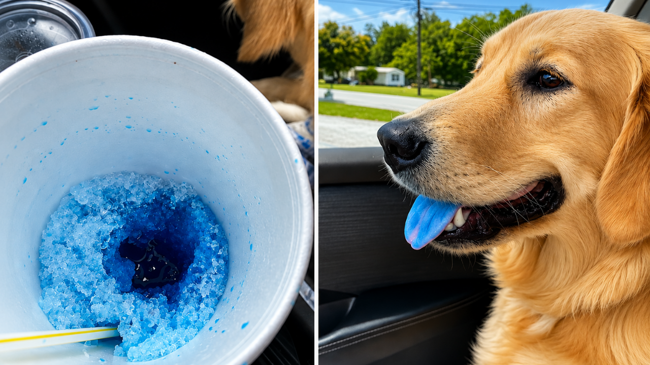 1. Ice-cold temptation that was impossible to resist